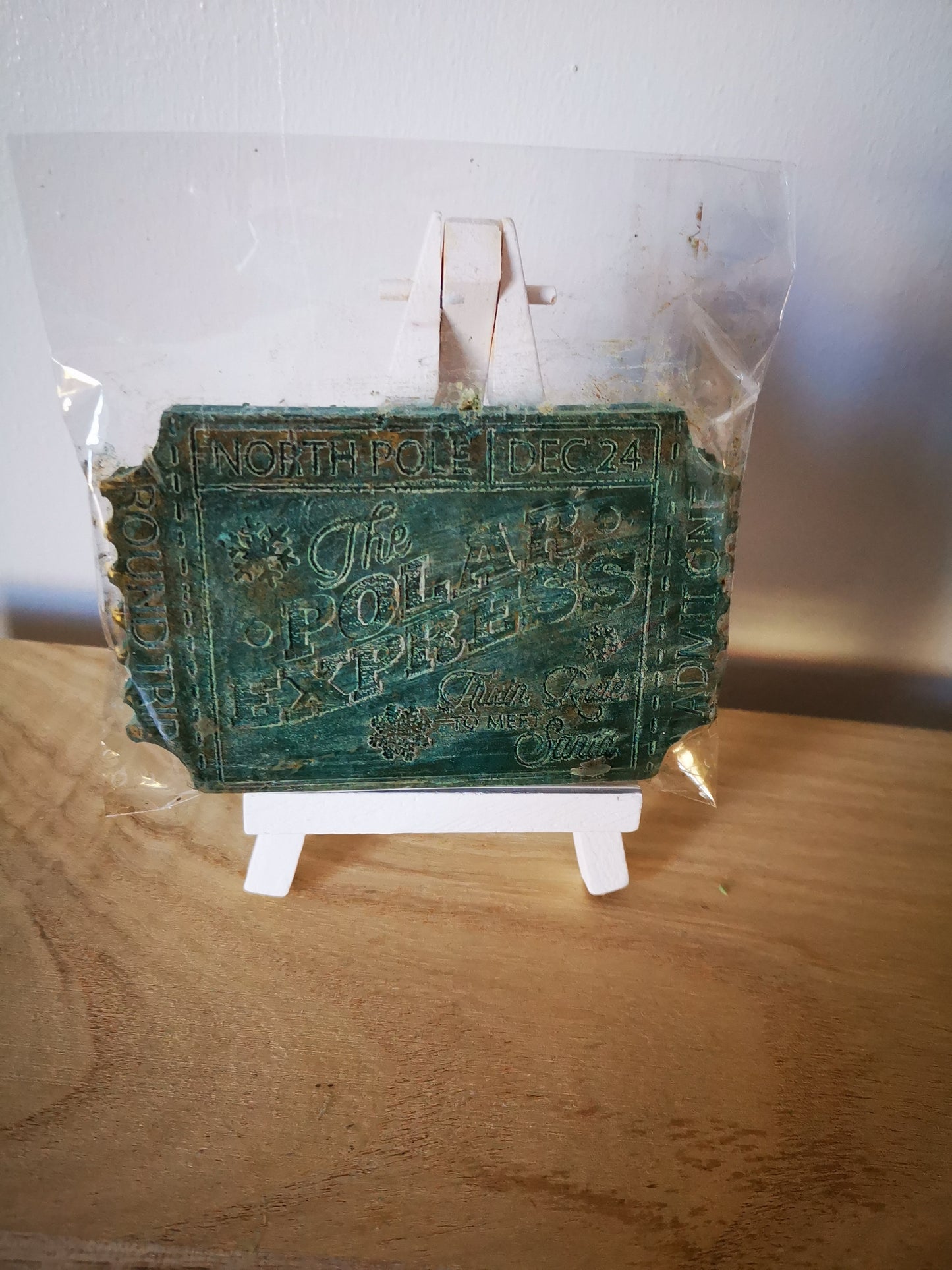 Polar Express Golden Ticket- Christmas Wax Melt Shapes