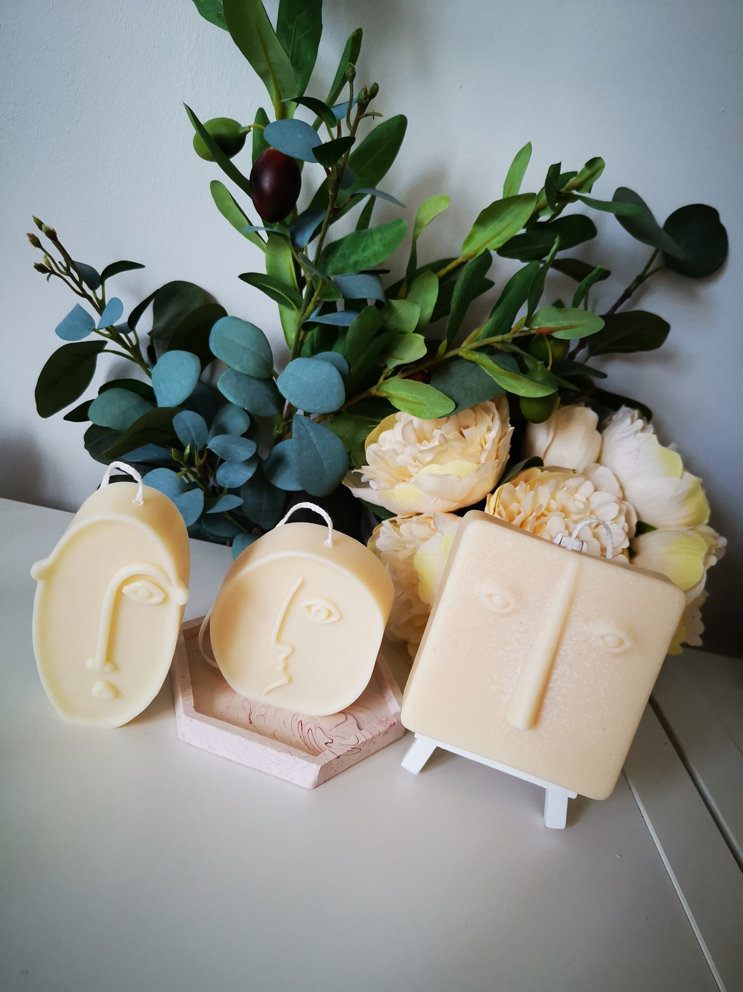 Square Face Candle & Picasso Collection